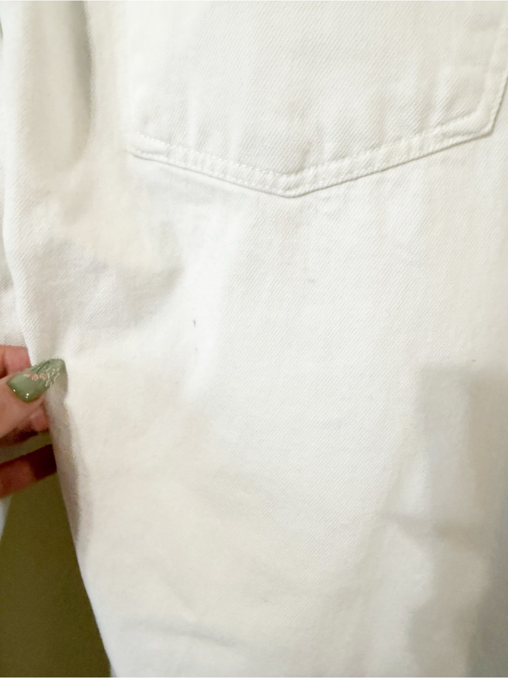 Agolde Fran Low Slung Easy Straight
Jeans in Milkshake Off White Button Fly NEW - Picture 16 of 16